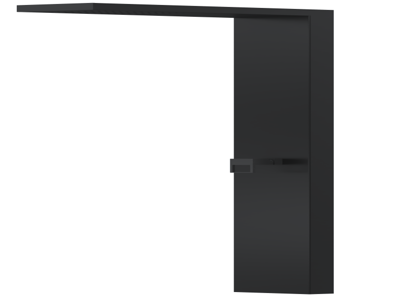 single handle mixer (H&C water) in black