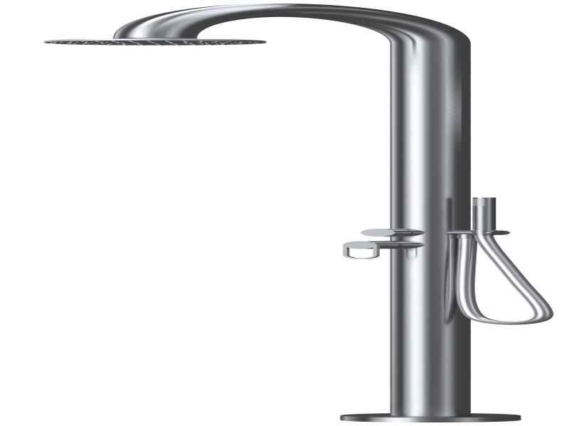 single handle mixer (H&C water) + handshower