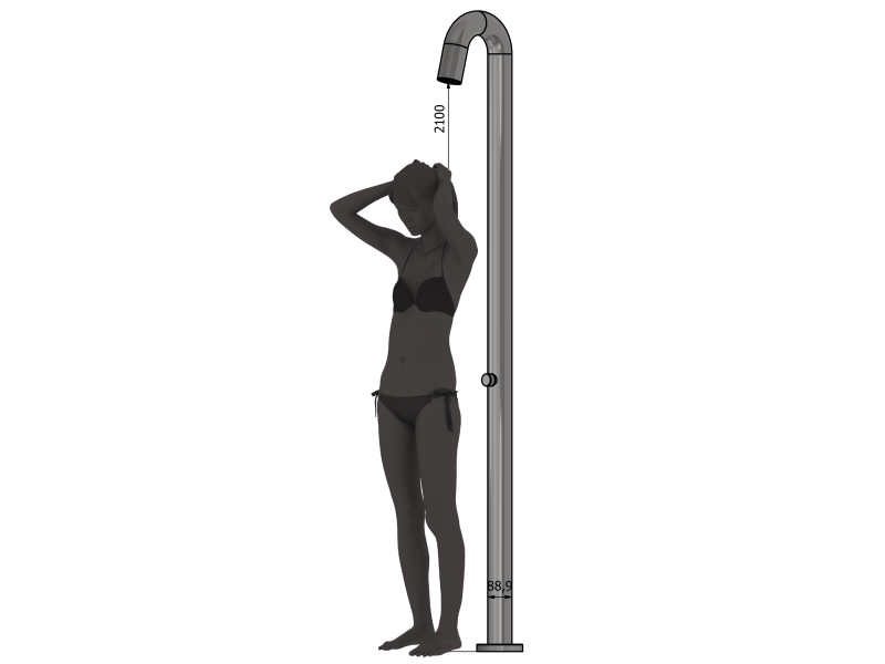 <abbr title=Translation missing (nl)></picture>maatindicatie: het model is 180 cm lang</abbr>